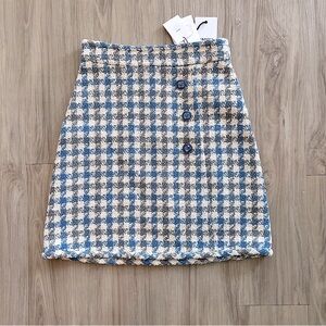 Sandro Tweed Skirt from Farfetch